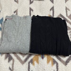 Banana Republic Wool Sweater Gray Black Bundle Size XL SOLD
